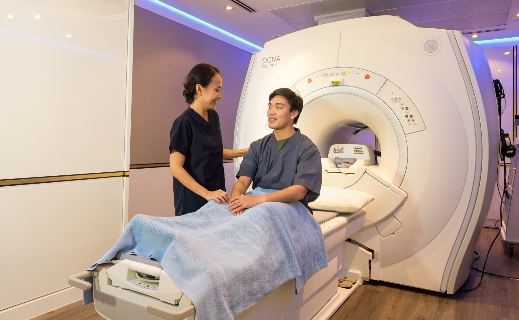 MRI machine from Radlink with patient HD landscape